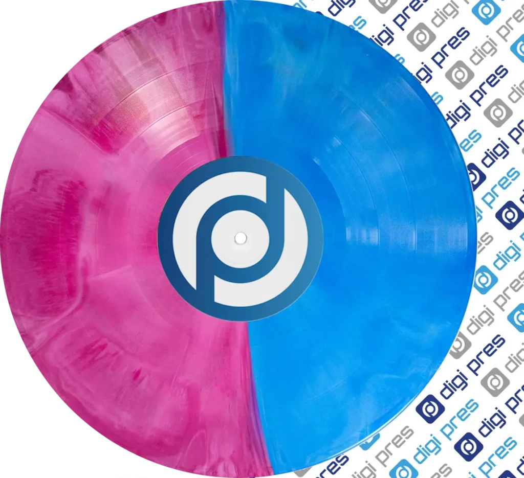 Vinyl Record Special Effect Split Bi-Color